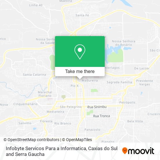 Mapa Infobyte Servicos Para a Informatica