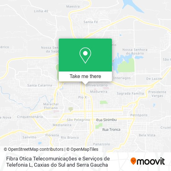 Mapa Fibra Otica Telecomunicações e Serviços de Telefonia L