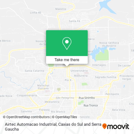 Mapa Airtec Automacao Industrial