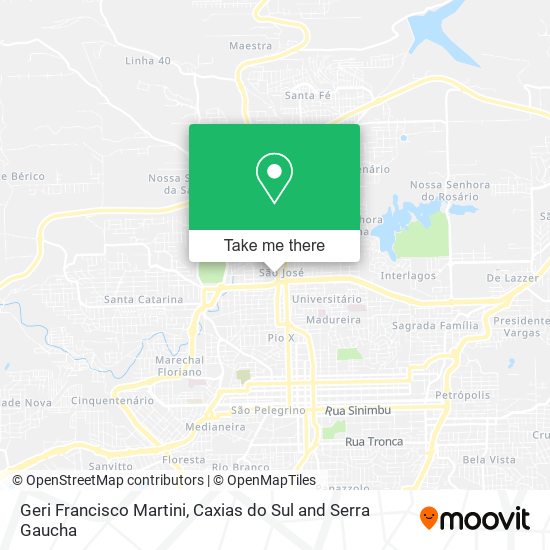 Geri Francisco Martini map