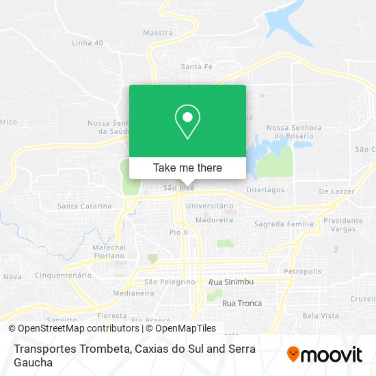 Transportes Trombeta map