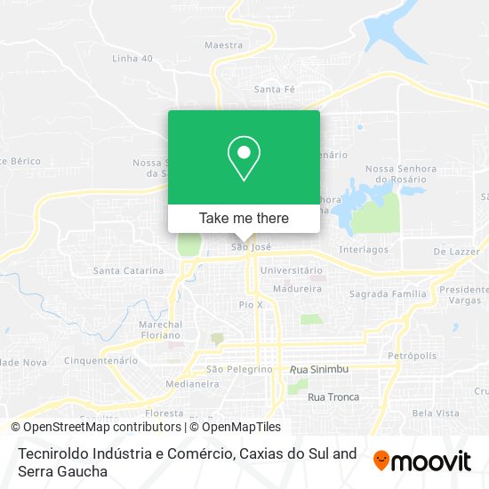 Tecniroldo Indústria e Comércio map