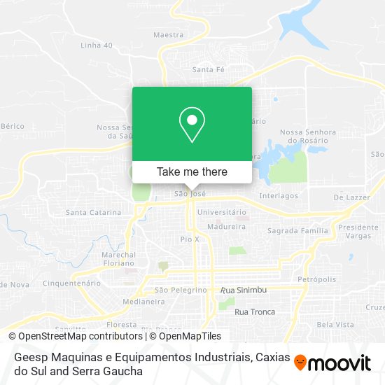 Geesp Maquinas e Equipamentos Industriais map