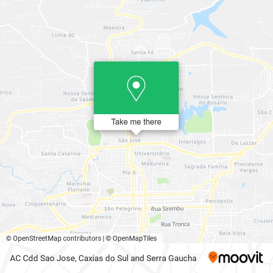 AC Cdd Sao Jose map