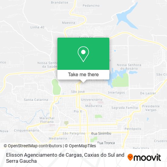 Mapa Elisson Agenciamento de Cargas