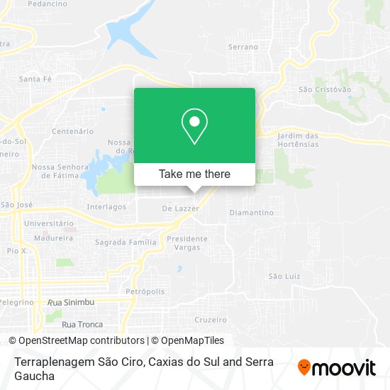 Terraplenagem São Ciro map