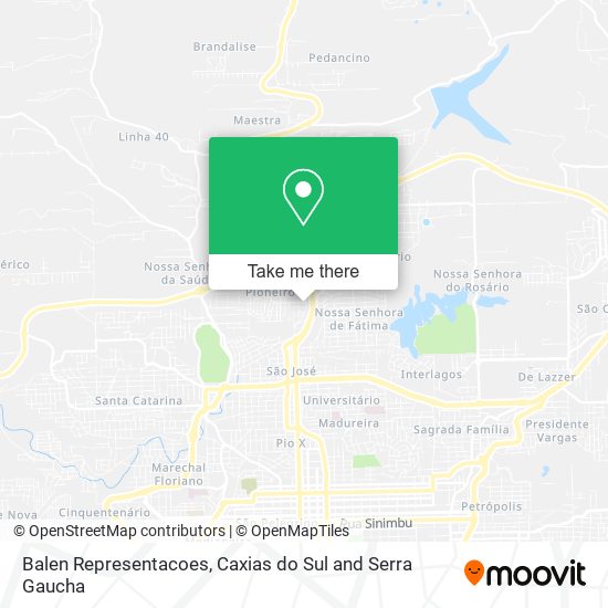 Balen Representacoes map