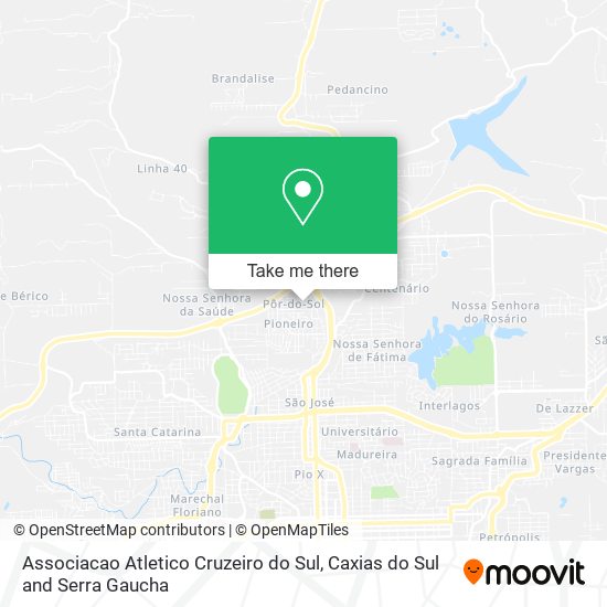 Associacao Atletico Cruzeiro do Sul map