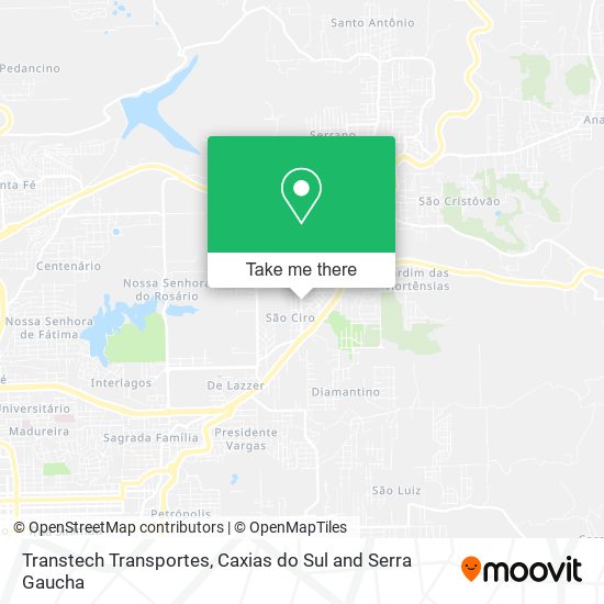 Transtech Transportes map