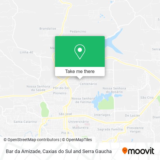 Bar da Amizade map