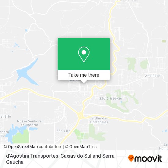 d'Agostini Transportes map