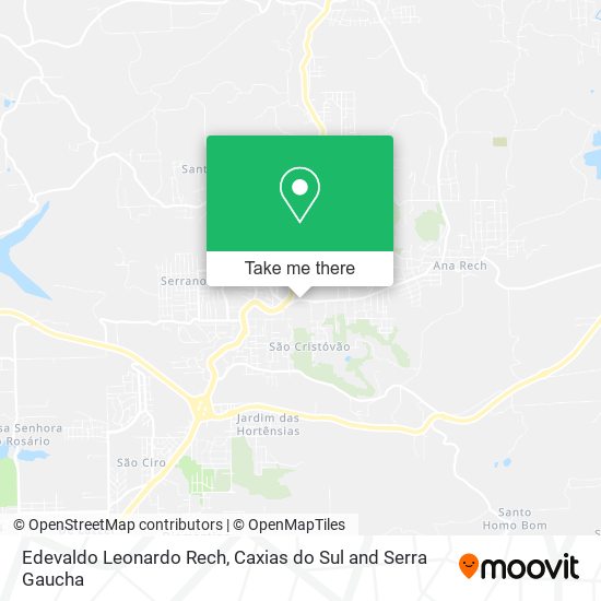 Edevaldo Leonardo Rech map