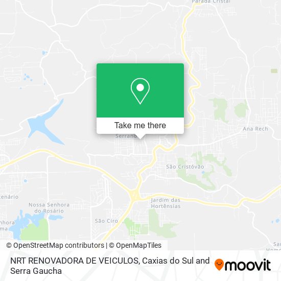 NRT RENOVADORA DE VEICULOS map