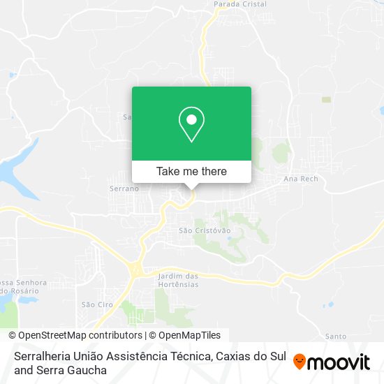 Serralheria União Assistência Técnica map