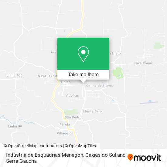 Indústria de Esquadrias Menegon map