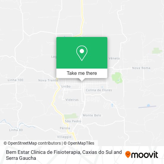 Bem Estar Clinica de Fisioterapia map