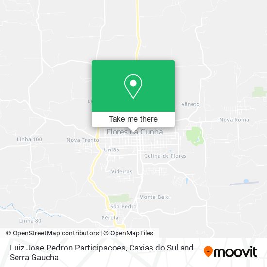 Luiz Jose Pedron Participacoes map