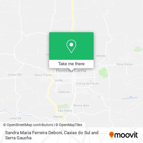 Sandra Maria Ferreira Deboni map