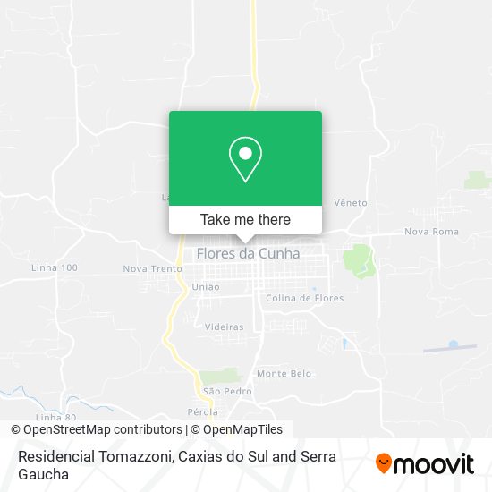 Residencial Tomazzoni map