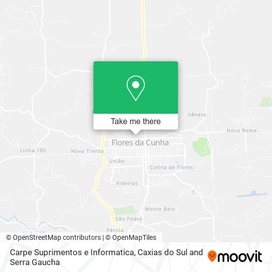 Carpe Suprimentos e Informatica map