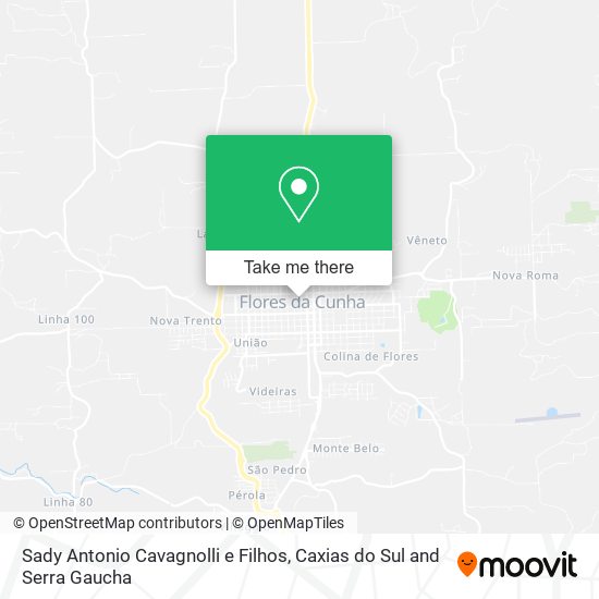 Sady Antonio Cavagnolli e Filhos map