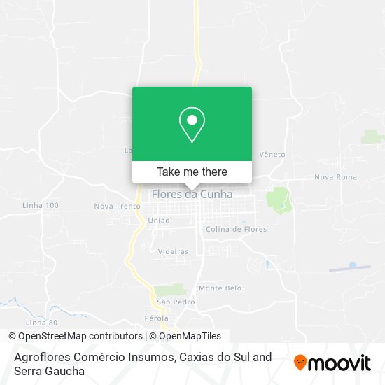 Agroflores Comércio Insumos map