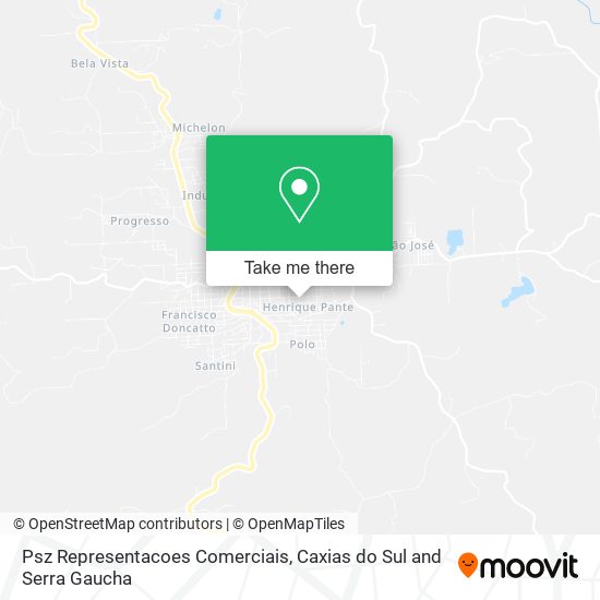 Psz Representacoes Comerciais map