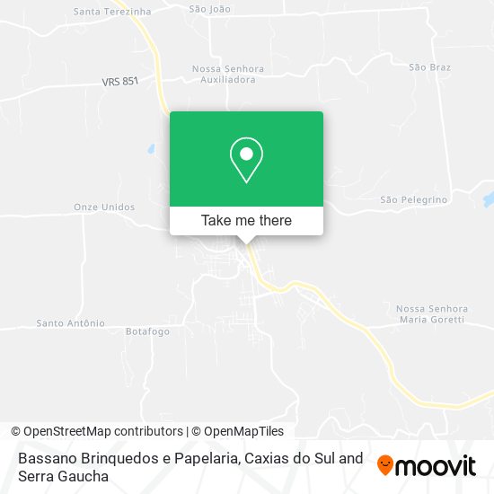 Bassano Brinquedos e Papelaria map
