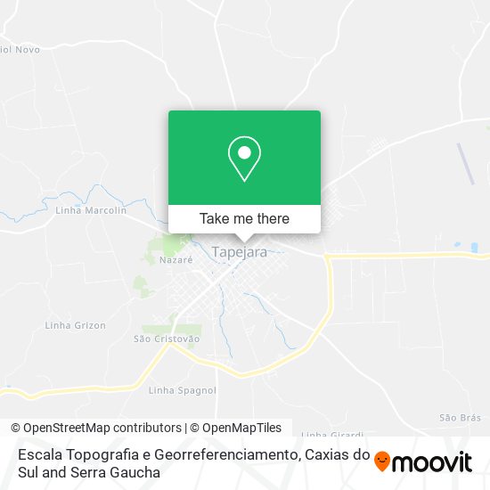 Escala Topografia e Georreferenciamento map