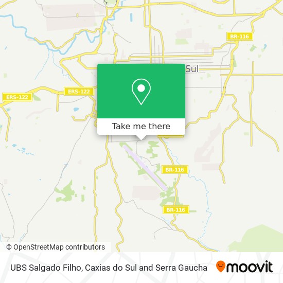 UBS Salgado Filho map