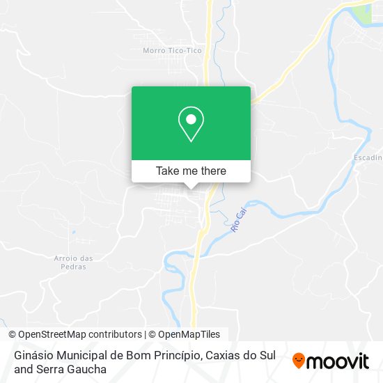 Ginásio Municipal de Bom Princípio map