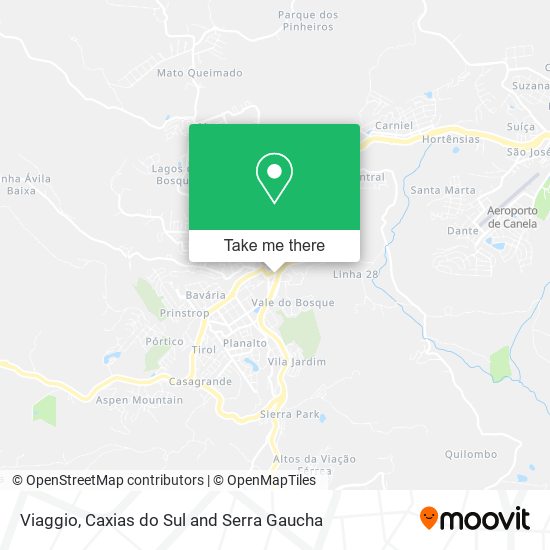 Viaggio map