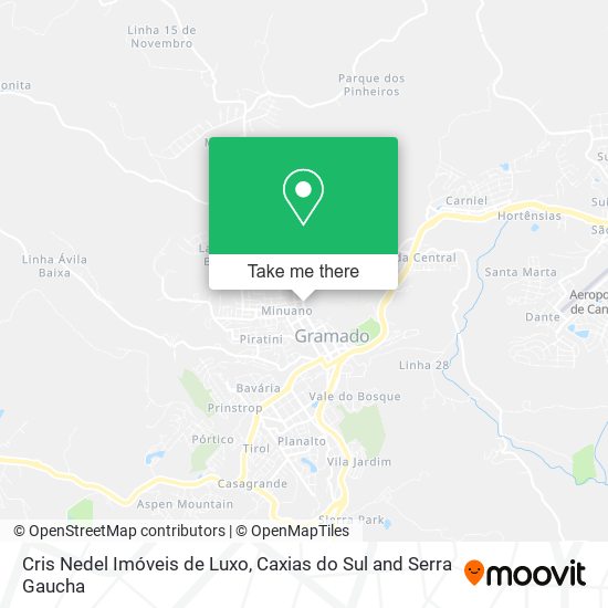 Cris Nedel Imóveis de Luxo map