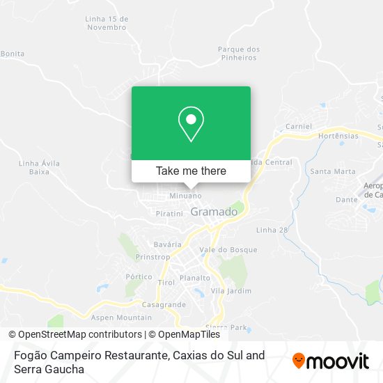 Fogão Campeiro Restaurante map