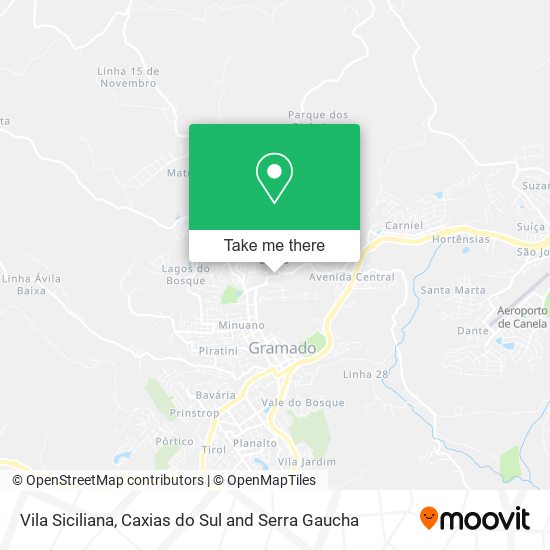 Vila Siciliana map