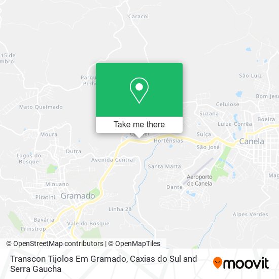 Transcon Tijolos Em Gramado map