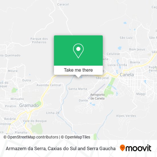 Armazem da Serra map