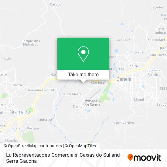 Lu Representacoes Comerciais map