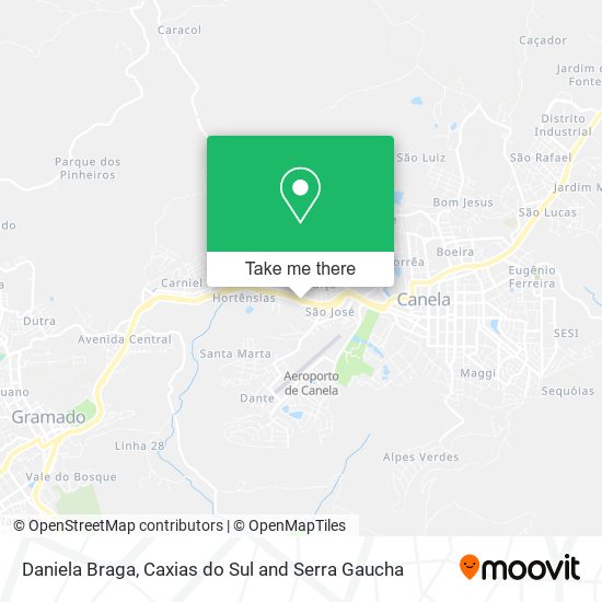 Daniela Braga map
