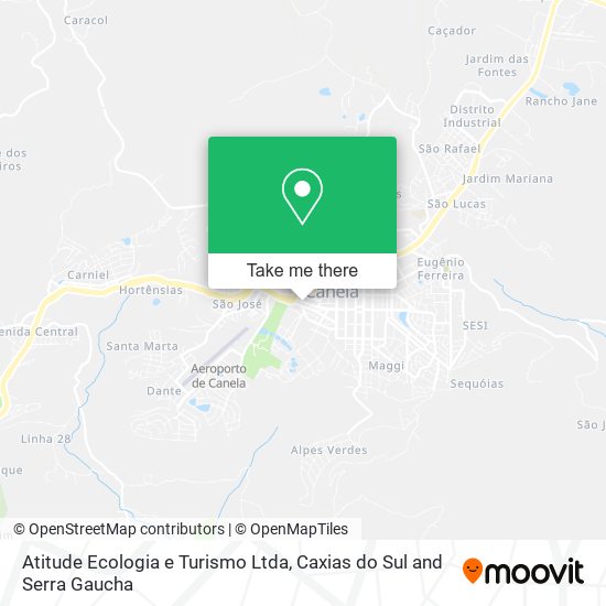 Atitude Ecologia e Turismo Ltda map