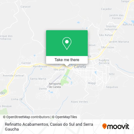 Refinatto Acabamentos map