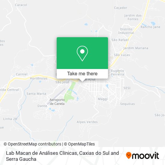 Lab Macan de Análises Clínicas map