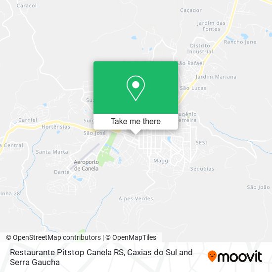 Restaurante Pitstop Canela RS map