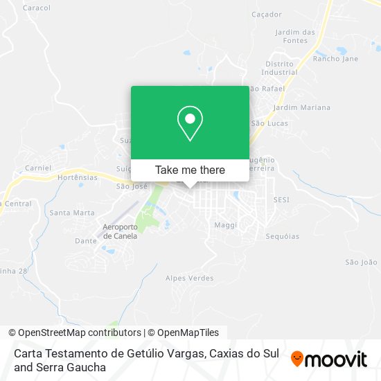 Carta Testamento de Getúlio Vargas map