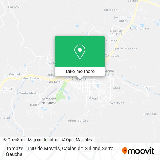 Mapa Tomazelli IND de Moveis