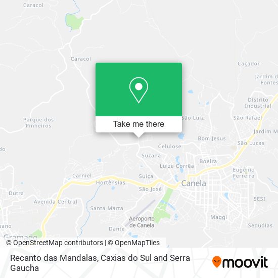 Recanto das Mandalas map
