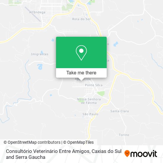 Consultório Veterinário Entre Amigos map