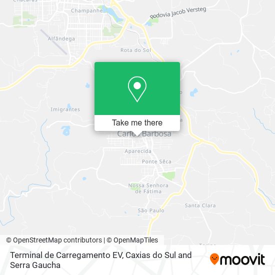Terminal de Carregamento EV map