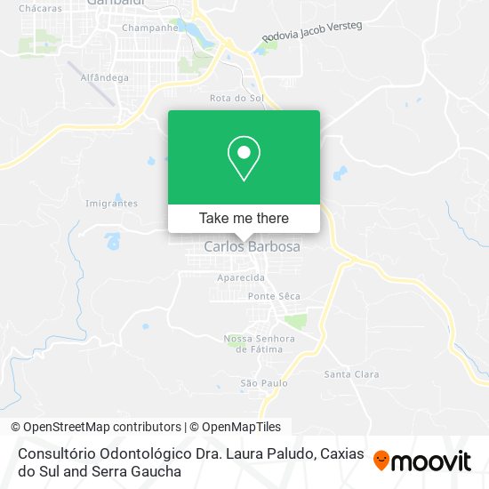 Consultório Odontológico Dra. Laura Paludo map