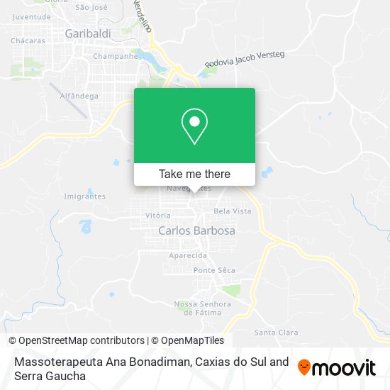 Massoterapeuta Ana Bonadiman map